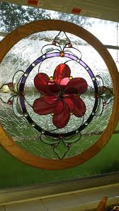 Unique Pinwheel Stained Glass Window