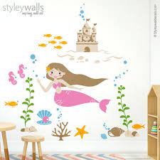 Mermaid Wall Decal Mermaid Nursery