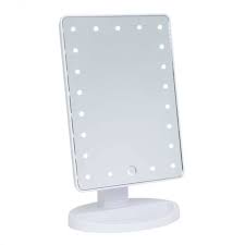 led stand makeup mirror with lights