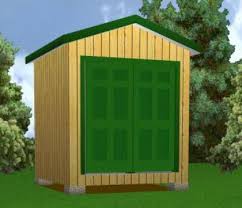 8x8 Storage Shed Plans Package