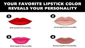 lipstick color personality test your