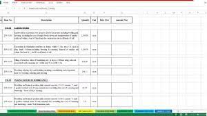 View an example bill of materials (bom) showing the pieces in a lego™ assembly. Excelsheets Net Bill Of Quantities Boq Excel Sheet Facebook