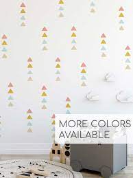 Colorful Triangle Wall Decals Decobeez