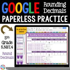 5th Grade Place Value Google Classroom Rounding Decimals Activities 5 Nbt 4
