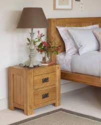 Oak Furniture Land Bedside Table On