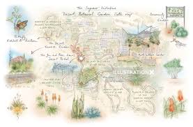 desert botanical garden site map