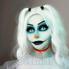 white contact lenses halloween zombie