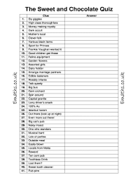 33 what fraction of chocolate is fat? Chocolate Quiz Pdf Fill Online Printable Fillable Blank Pdffiller