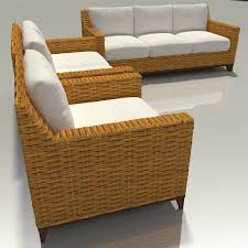 wicker couch chairs patio furniture
