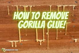 how to get gorilla glue off your hands