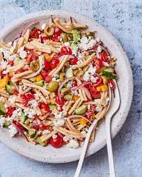 easy greek pasta salad what s gaby