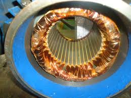 motor with insulation stator in good