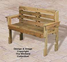 pallet wood bench plan all yard