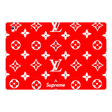 Supreme's box logo beanies in black and heather grey are timeless classics. Classic Red Louis Vuitton Monogram X Supreme Logo Ipad Pro 12 9 2017 Folio Case Caseformula