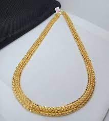 24k handmade 12gm men gold chain at rs