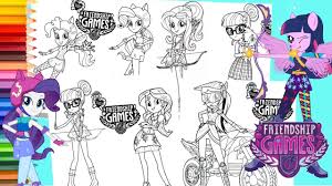 Coloring wedding prince with princess. Coloring My Little Pony Equestria Girls Friendship Games Mewarnai Kuda Poni Coloring Book Youtube