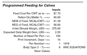 Ansi 3025 Limit Feeding Light Weight Cattle High Nutrient
