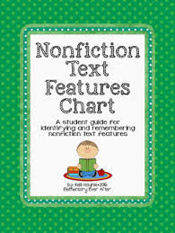 Nonfiction Text Features Chart