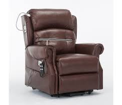 stanbury leather riser recliner chair