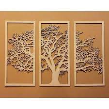 brown wooden tree of life wall art