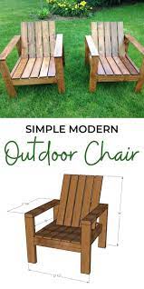 Simple Modern Outdoor Chair Ana White