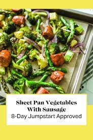8 day jumpstart sheet pan vegetables
