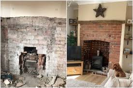 Exposed Brick Feature Wall Or Fireplace
