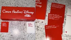 Cards against humanity is the apples to apples for horrible people. You Can Buy A Disney Themed Cards Against Humanity Game