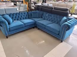 new velvet sofa