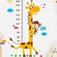Amazon Com Unke Diy Giraffe Monkeys Height Measurement
