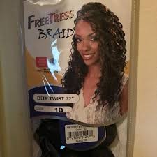 I usually just used 1 1/2 bags of hair but since i was going for the long look i used all 3 bags. Best Bnib 2 Packs Of Freetress Deep Twist Braid Hair Colour 1b For Sale In Yorkville Ontario For 2020