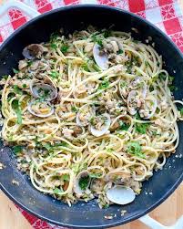 linguine with white clam sauce proud