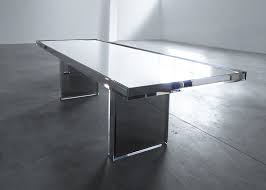 Mirrored Glass Table By Tokujin
