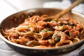 seafood spaghetti marinara recipetin eats