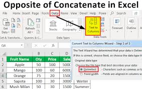 Opposite Of Concatenate In Excel Top 2 Methods To Reverse