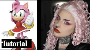 amy rose inspired makeup sonic the