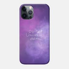 Bts phone case iphone 11 pro max. Our Universe Army Galaxy Bts Phone Case Teepublic