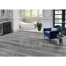 a a surfaces harlan gray 20 mil x 7 in x 48 in waterproof lock luxury vinyl plank flooring 23 8 sq ft case