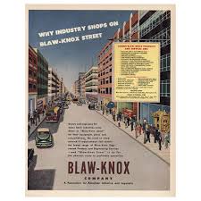 blaw knox street vine print ad