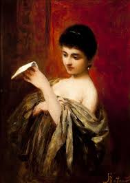 Lady With A Letter Classical Artworks