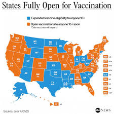 | abc news is the news gathering and broadcasting division of the american broadcasting company, a subsidiary of the walt disney company. Map Shows Which States Offer Covid 19 Vaccines To Everyone Abc News