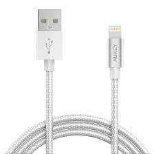 Ideal Tech Aukey Lightning Cable 3 95ft Nylon Braided Apple Mfi Certified For Iphone 7 7 Plus 6 6s 7 Plus Ipad Pro And More