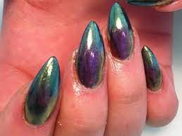 have you tried the oil slick nails yet
