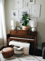 10 ways to decorate around a piano