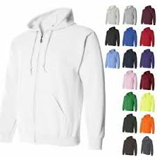 Details About Gildan Heavy Blend Full Zip Up Mens Hoodie Sweatshirts 18600