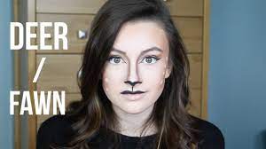 deer fawn makeup tutorial using only