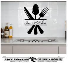 Our Kitchen Wall Stickers Cutlery
