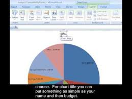 excel 2007 pie chart you