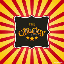 Classic Circus Poster Design Template Circus Retro Background