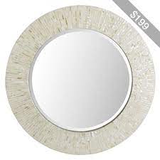 Imports Ivory Mother Of Pearl Mirror